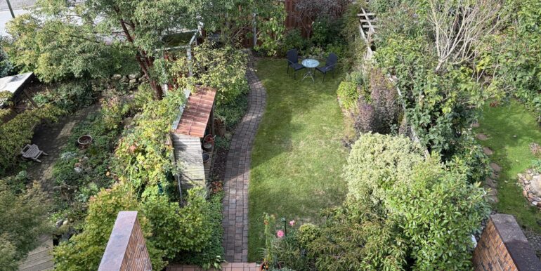 Blick auf den Garten