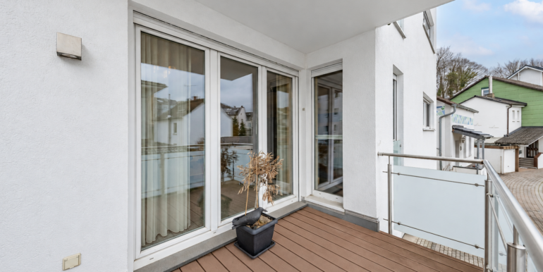 großzügiger Balkon
