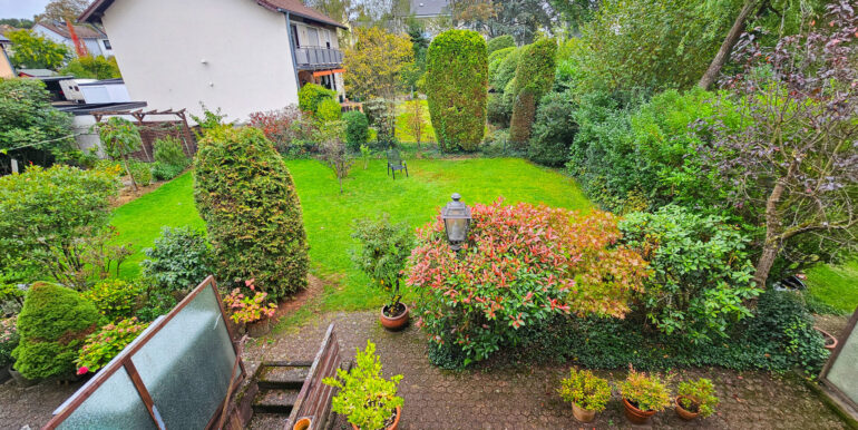 Blick auf die Terrasse