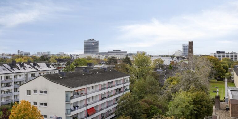 Blick vom Balkon